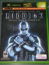 XBOX- The Chronicles Of Riddick Escape From Butcher Bay (Complete With Manual) - £14.43 GBP