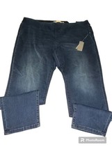 New Soft Surroundings Supremely Soft Denim Pull On Skinny Ankle Jeans Size 3X - £37.43 GBP
