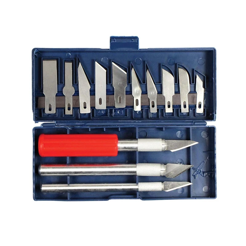 3 Knives with 10 Blade Engraving  Carving Tool Scalpel  Paper Cut PCB Repair Pho - £131.20 GBP