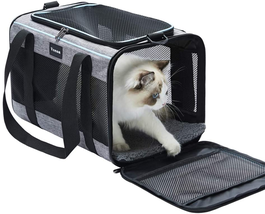 17.5X11X11 Inches Cat, Dog Carrier for Pets up to 16 Lbs, Soft-Sided Cat... - $32.09