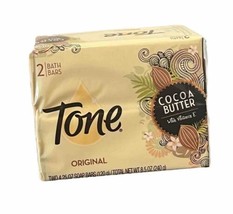 Tone Cocoa Butter Bar Soap 2 Pack 4.25 oz each bar Sealed Original NEW - £36.76 GBP
