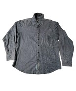 Roar Signature Shirt Mens Large Button Up Long Sleeve Graphic Embroidere... - $19.95