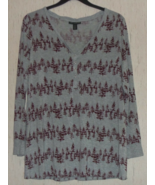 EXCELLENT WOMENS A PEA IN THE POD SUPER SOFT LIGHTWEIGHT KNIT SLEEP SHIR... - $23.33