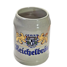 Reichelbrau Vintage German Beer Mug Stoneware .5 Liter 5 1/8&quot; Tall - £14.66 GBP