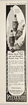 1920 Print Ad Reflex Spark Plugs Made in Cleveland,Ohio - £10.63 GBP