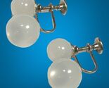 vintage pool of light screw back earrings - $24.15