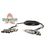 XLR Snake Cable Patch (10ft X 8 Channels) by FAT TOAD - Studio Stage, Li... - £27.90 GBP