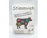 German 2nd Edition Stimmvieh Voting Cow Political Card Game Complete 138... - $98.99