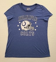 NFL Indianapolis Colts Womens Size XL Shirt T-Shirt Blue Crew Neck Logo - £6.13 GBP