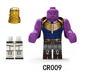 Minifigure Custom Toy Figures Thanos Medium D Marvel With Thing Part - £5.19 GBP