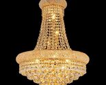 Empire Style Gold Crystal Grand Chandelier Dining Room Entryway Light Fi... - $196.96
