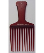 Vintage Caravan Made In France Hair Amber Comb  - $8.21 CAD