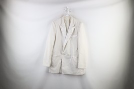 Vintage 90s Rockabilly Mens 42 XL Satin Trim Smoking Tuxedo Prom Jacket ... - £79.28 GBP