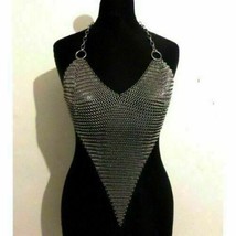 Halloween Chainmail Halter Medieval Antique Style Best Gift For Women Halloween - £42.74 GBP+