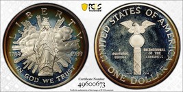 Toned 1989 S PR 67 DCAM Congress Commemorative Silver Dollar PCGS Certified 443 - $108.00