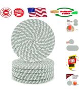 6 Pack 4.3 Inch Super Absorbent Braided Coasters - Perfect for Gift Giving - $280.49 MXN