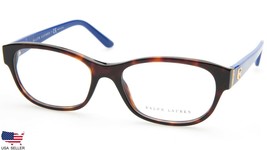 New Ralph Lauren Rl 6148 5566 Shiny Dark Havana Eyeglasses Glasses 53-17-140mm - £58.35 GBP