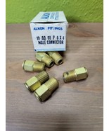 Lot of 6 ALKON AQ-68-P-6 x 4 BRASS CONNECTOR Male  Deadstock Old Stock - £38.93 GBP