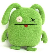 New with tag 2003 Original Uglydoll OX 13&quot; Green Plush Stuffed Doll Toy - £19.02 GBP