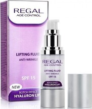 Regal Age Control 30ml Anti – Wrinkle filler, Lifting fluid SPF 15 Hyaluron Lift - £9.25 GBP