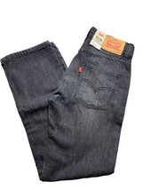 NEW Levis 514 Straight Jeans 12 Regular 26x26 Boys / Mens Dark Wash Adjustable - £36.53 GBP
