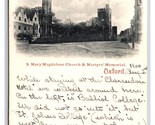 Mary Magdalene Church and Martyrs Memorial Oxford England UK UNP UDB Pos... - $12.42