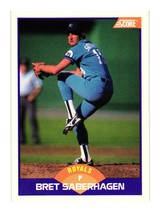 1989 Score #251 Bret Saberhagen Kansas City Royals - $3.00