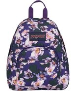 Jansport Mini Backpack Half Pint Purple Petals - £23.56 GBP