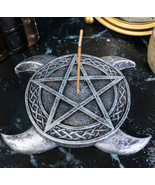 Sacred Moon Triple Goddess Pentagram With Celtic Knotwork Incense Stick ... - $311.66 MXN