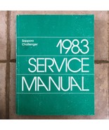 Chrysler 1983 Service Manual Sapporo Challenger 81-270-3005 Car Mechanic... - £12.56 GBP