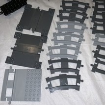 Lego Thomas Duplo 32 Gray Train Track Lot Straight and Curved Plus Extra - $39.59