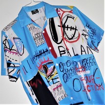 Very Rare Brand Men&#39;s Shirt ~ Sz L / Large ~ Graphic Urban Artwork Design ~ Vgc - £14.80 GBP