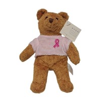 Avon Breast Cancer Crusade Brown Teddy Bear With Pink Ribbon Shirt 2001 ... - £6.45 GBP