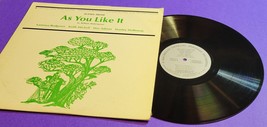 Scenes From As You Like It - William Shakespeare - Vinyl Record - Macmillan Co. - £7.90 GBP