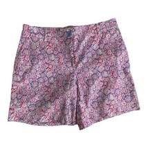 Talbots Womens Shorts Adult Size 12 Purple Blue Chino Pockets Norm Core 6.5&quot; - £15.47 GBP