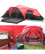 Large Outdoor Camping Tent, 10-Person 3-Room Cabin Screen Porch Waterpro... - $232.11 CAD