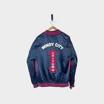 Rare Vintage Stall &amp; Dean MBA &quot;Windy City&quot; Chicago Giants Satin Jacket - £74.76 GBP