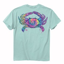 Crab Tie Dye Short Sleeve T-Shirt  NEW Fast Free Ship - $24.95+