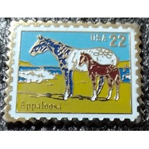 USA Appaloosa 22 Cents Postage Stamp Pin - $4.95