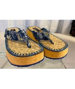 Panama Jack Woman&#39;s Platform Thong Type Sandals Size 6 - $593.67 MXN