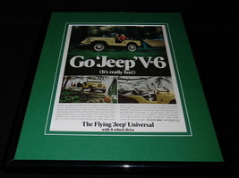 1966 Jeep Universal V-6 11x14 Framed ORIGINAL Vintage Advertisement - $44.54