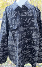 Brooklyn State 23 Savage Bullies Button Up Shirt Sz 5XL New York Streetwear Bull - £13.12 GBP