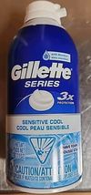 One Gillette Sensitive Cool Men's Shave Foam with Menthol 11 oz New - $13.85