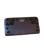 Kate Spade Neda Anderson Way Embellished Pebbled Leather Continental Wal... - $43.56