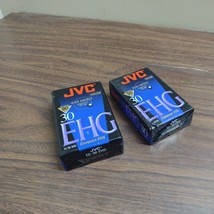 2 JVC VHS-C EHG 30 Compact VHS Video Tape Library Master Brand New 90 Minutes - £6.75 GBP