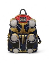 Loungefly Marvel Thor Mini Backpack Love And Thunder Gold NWT  wh - $64.99
