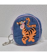 Applause Disney Tigger Treasure Keeper Denim Change Coin Purse Keychain - €25,39 EUR