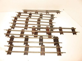 AMERICAN FLYER POST-WAR TRAINS- EIGHT STRAIGHT TRACKS- GOOD - S12 - $109.25