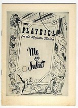 Playbill  ME &amp; Juliet  1953 Shirley  Maclaine MacClain Ray Walston  - £21.24 GBP