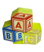 Vintage ABC Alphabet Blocks Nightlight Retro Childs Room Mid Century Out... - $16.81 CAD